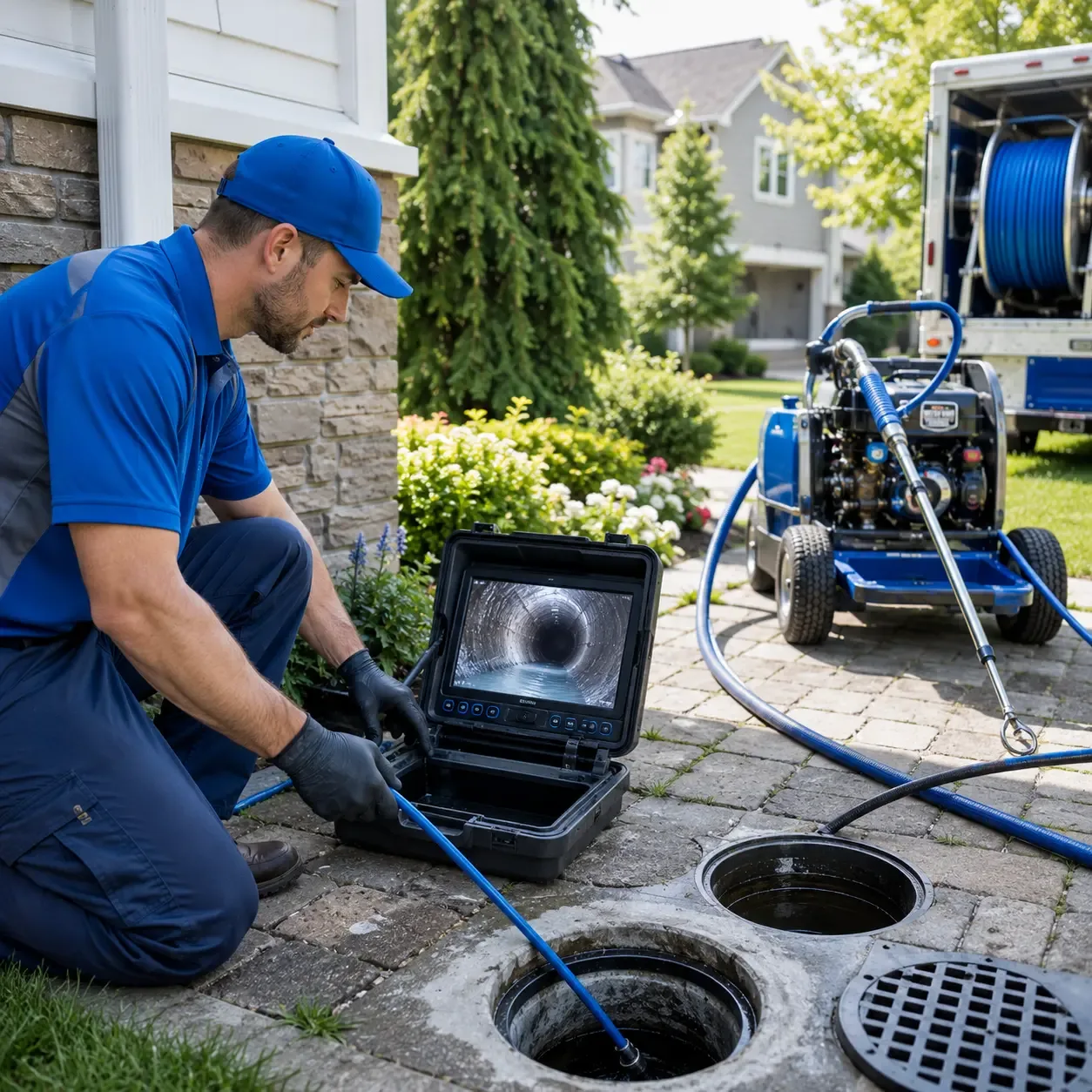 Outdoor drain cleaning professionals serving Anna, OH